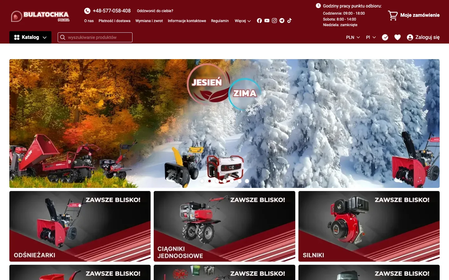 Homepage of Bulatochka (bulatochka.pl)